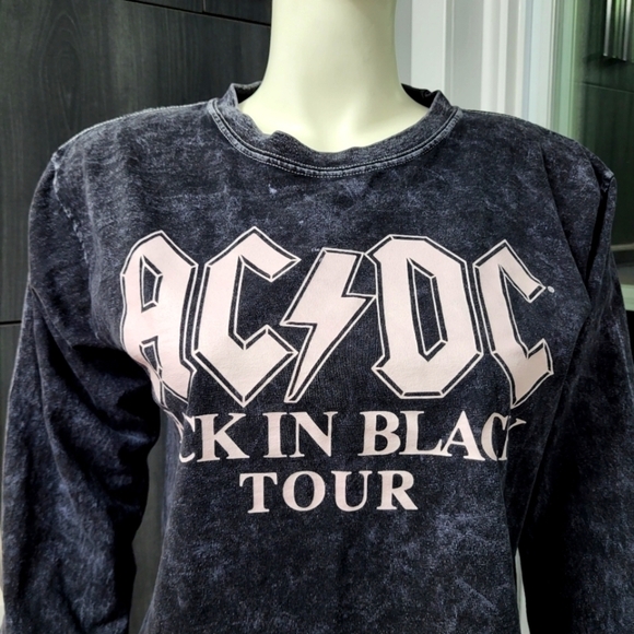 ACDC - Pale Crop tops t-shirt - Picture 2 of 7